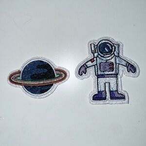 Space Explorer Astronaut and planet Patch Set